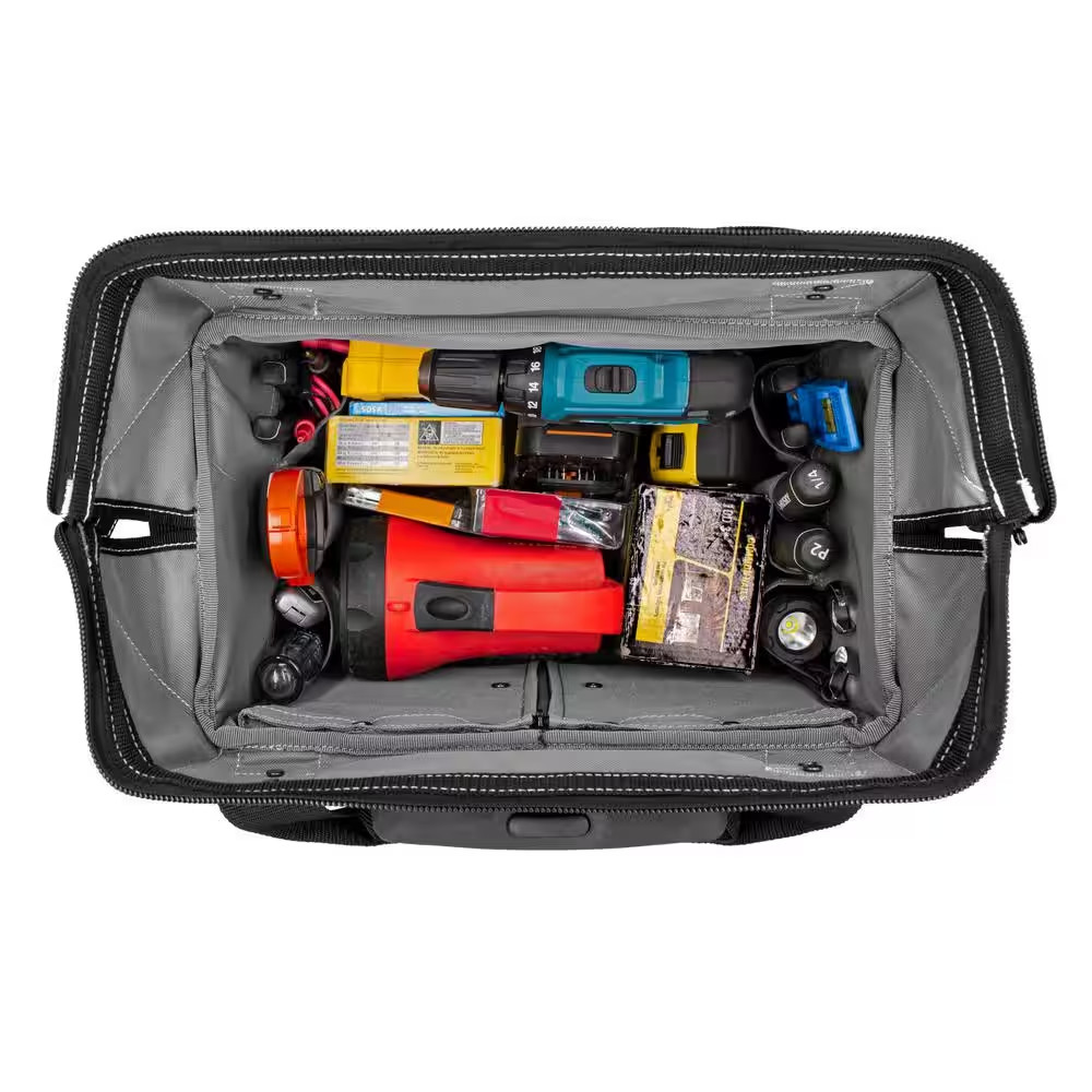 14 In. Rolling Tool Bag with Stackable 12 In. Tool Bag
