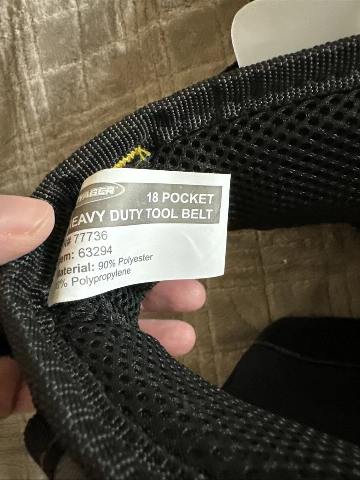 NEW Voyager 18 Pocket Heavy Duty Tool Belt – 63294 – FREE SHIPPING