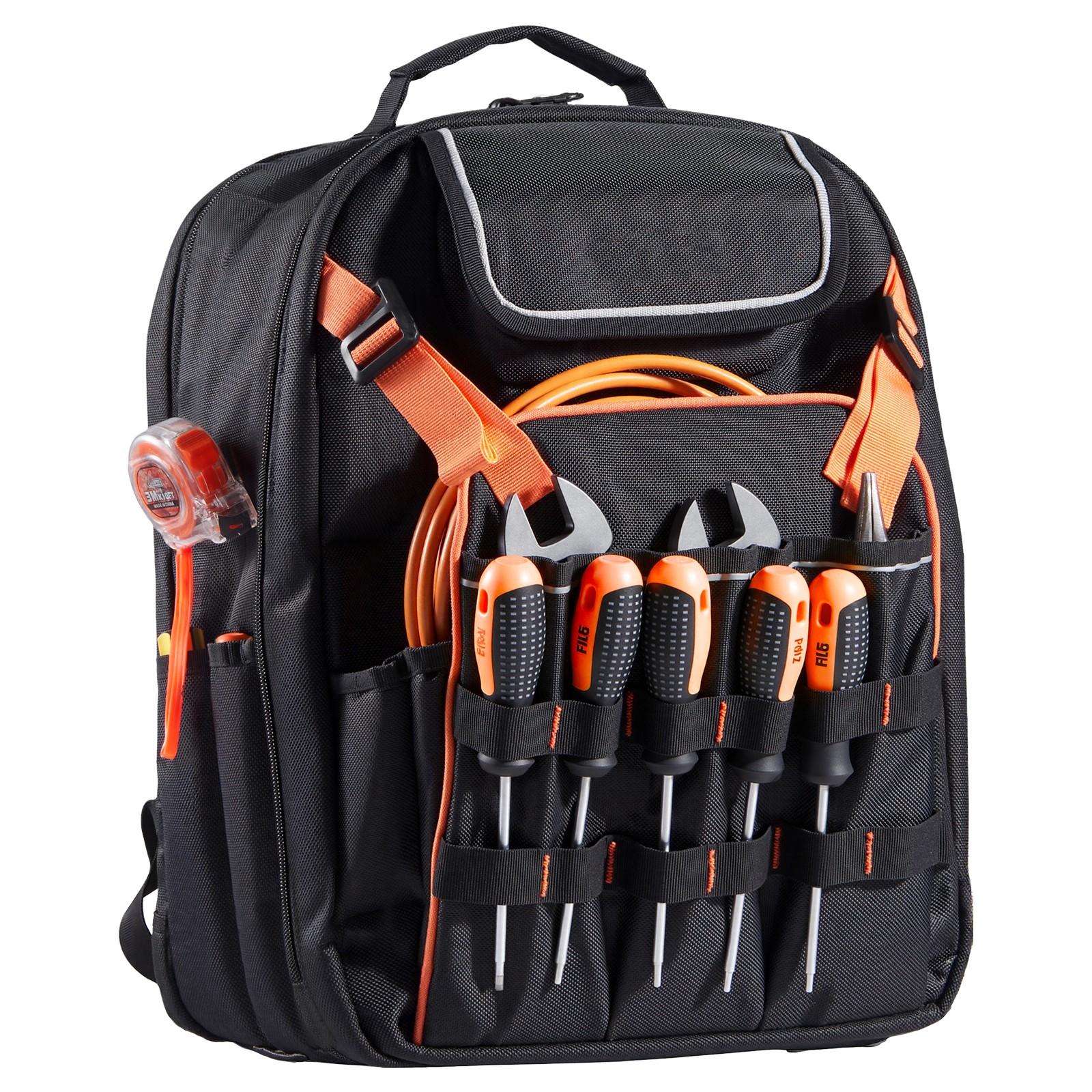 Uimoso Tool Backpack with 45 Pockets, Durable and Ideal for Electricians