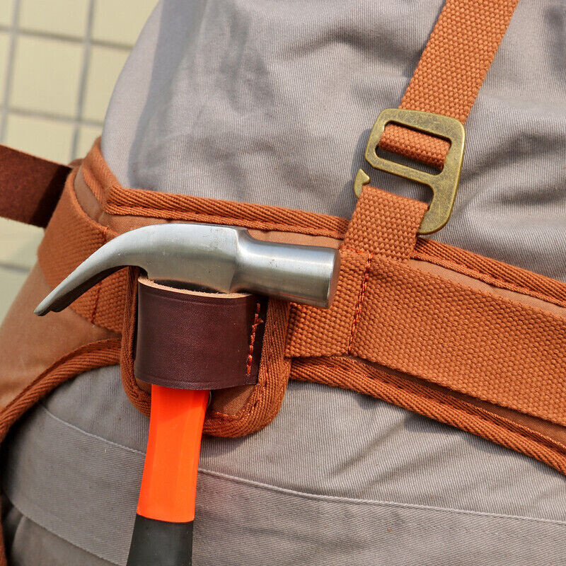 Work Framing Tool Belt Suspender Pouch Electrician Carpenter Vest Pocket
