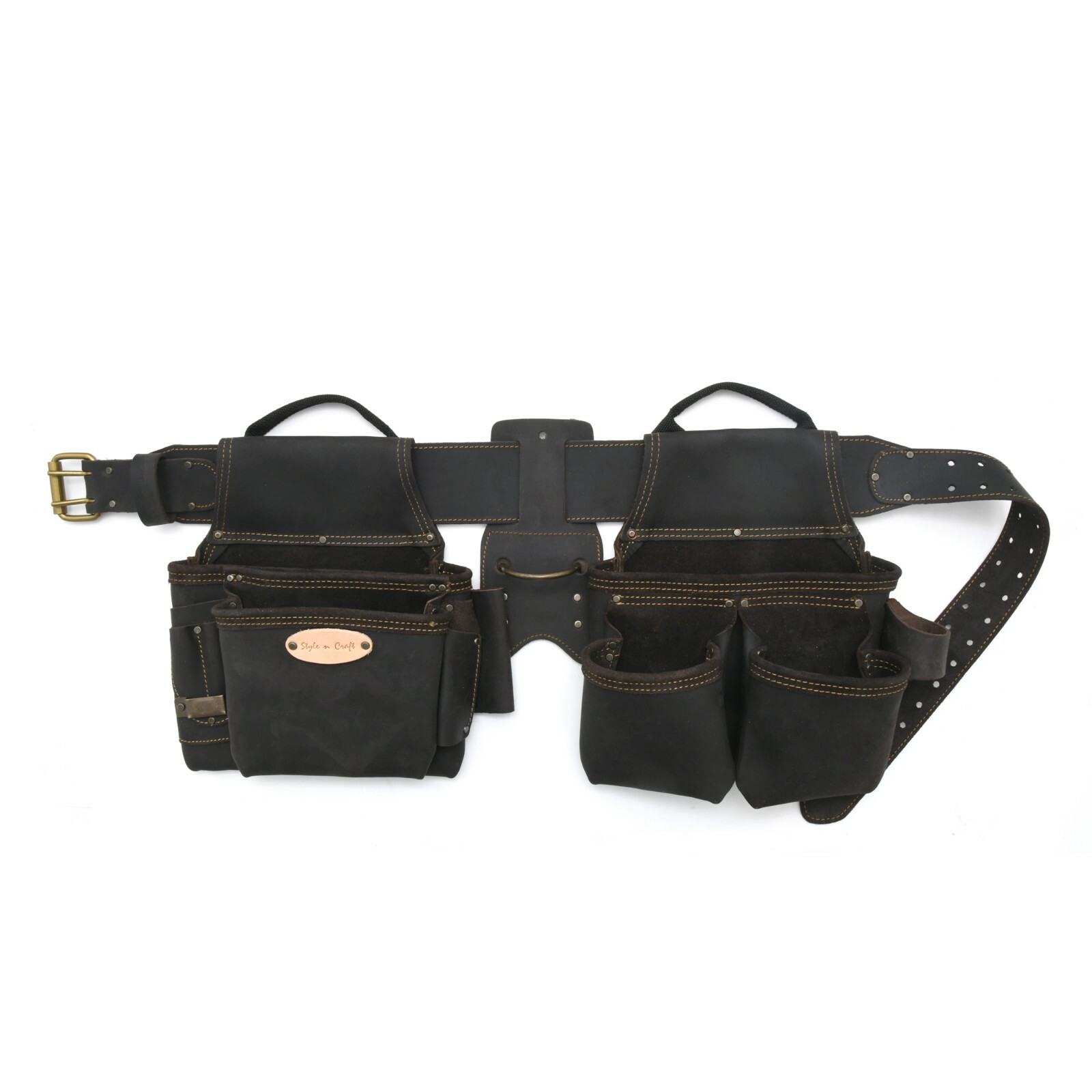 Style n Craft 90429 – 4 Pc.-17 Pkt Pro Framer’s Combo in Oiled Top Grain Leather