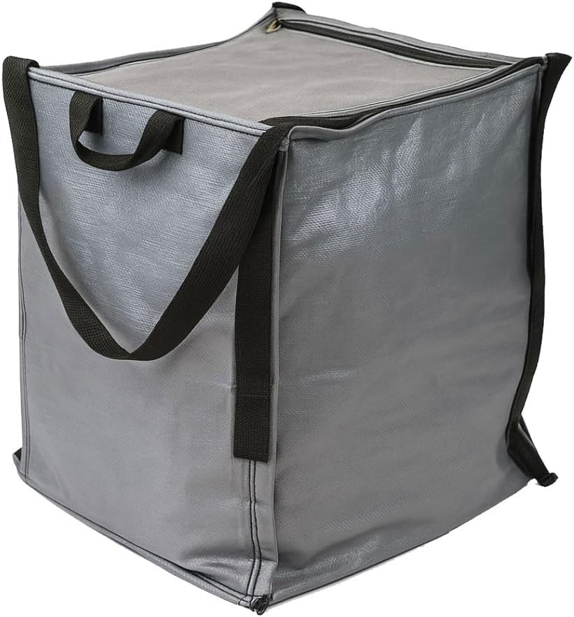 DURASACK Heavy Duty Storage Tote Bag with Zipper Top 22-Gallon Rugged Woven Poly