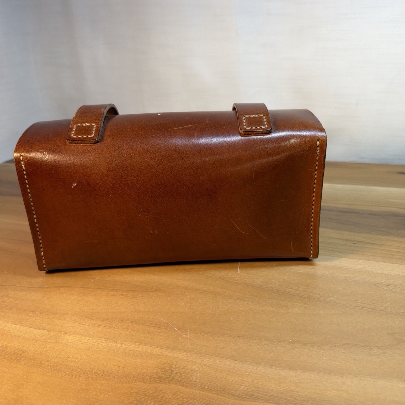 First Settlement Goods Leather Compact Toolbox Handmade Distressed 10x4x5″