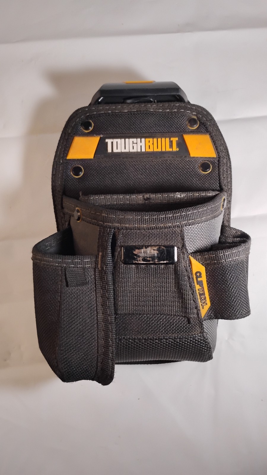Toughbuilt Cliptech Technician / Construction Tool Belt Holster Pouch 7 Pocket