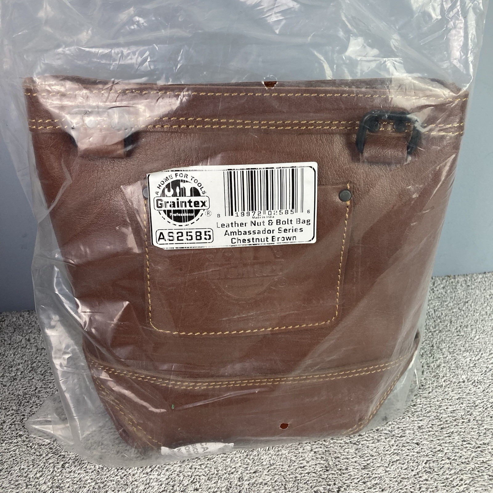 Graintex AS2585 Nut & Bolt Bag Ambassador Series Top Grain Leather