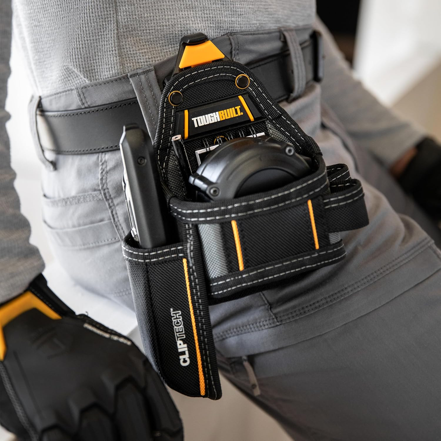 Cliptech Series – Utility Pouch, Heavy-Duty Tool Pouch with Multiple Pockets,