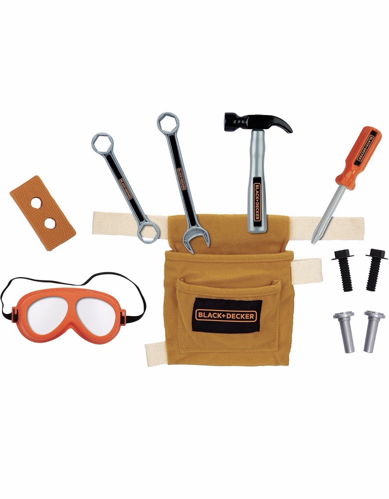 Black & Decker Jr. Tool Belt Set 11 Tools and Accessories