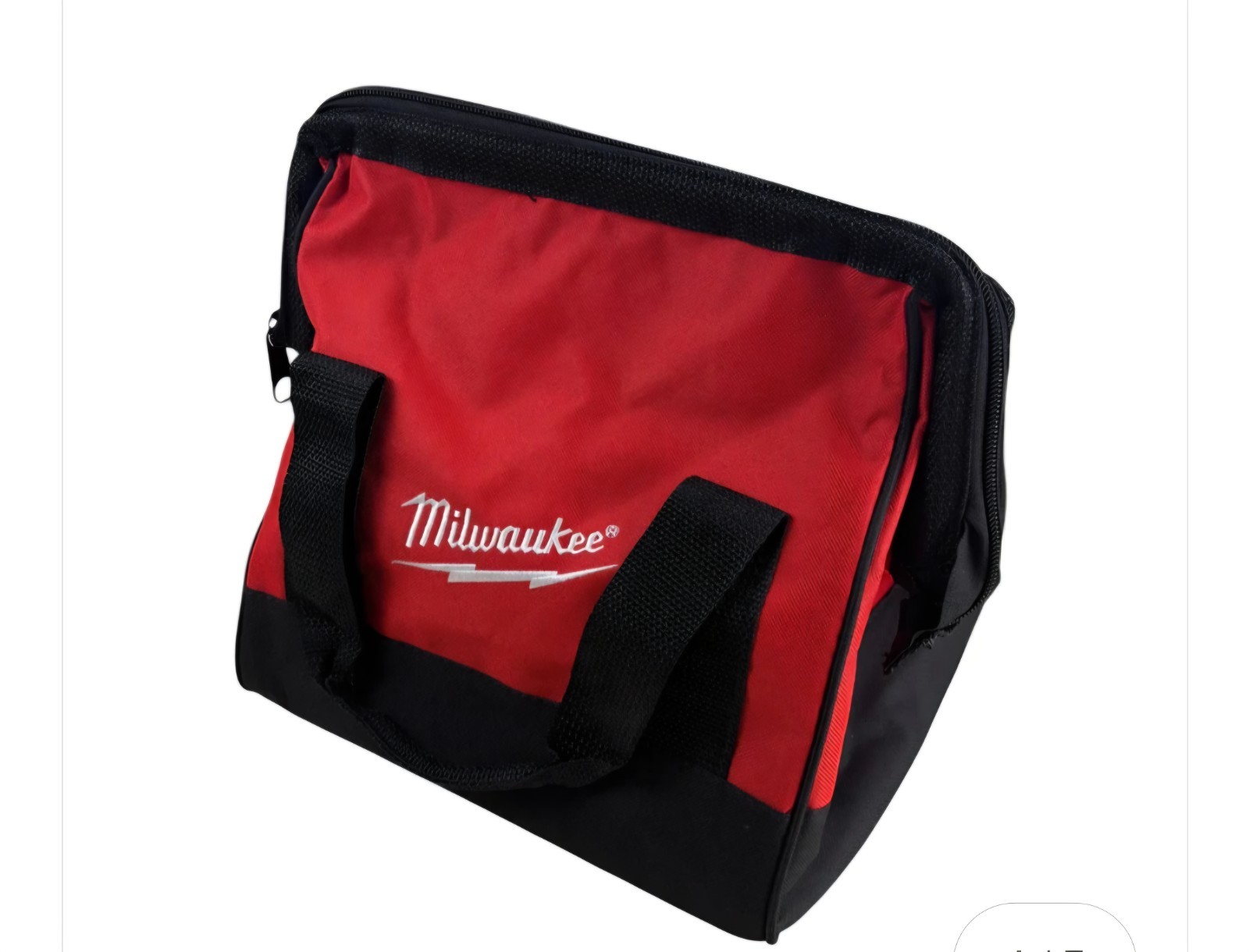 Milwaukee Contractor Tool Bag Zippered Carry Case 10x9x8 Heavy Duty- Brand New