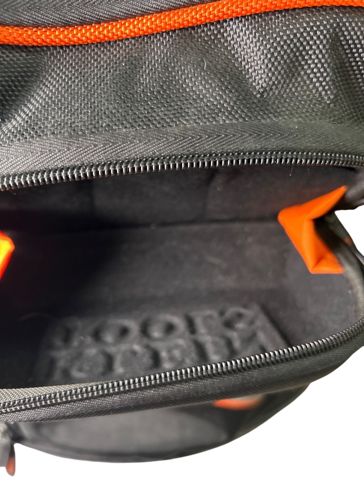 Klein Tools Tradesman Pro Backpack Heavy Duty With Molded Base Black & Orange