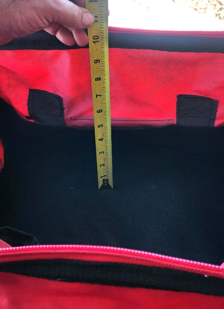 Jumbo! 18″! PT Performance Tool Bag /Tote! ~Red Nylon! Lots of Storage Pockets!