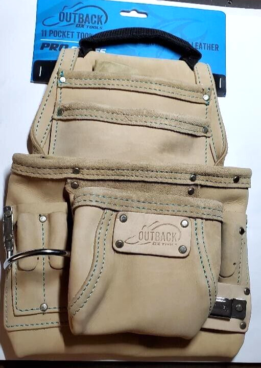 OX 11 Pocket Tool Pouch – White Leather