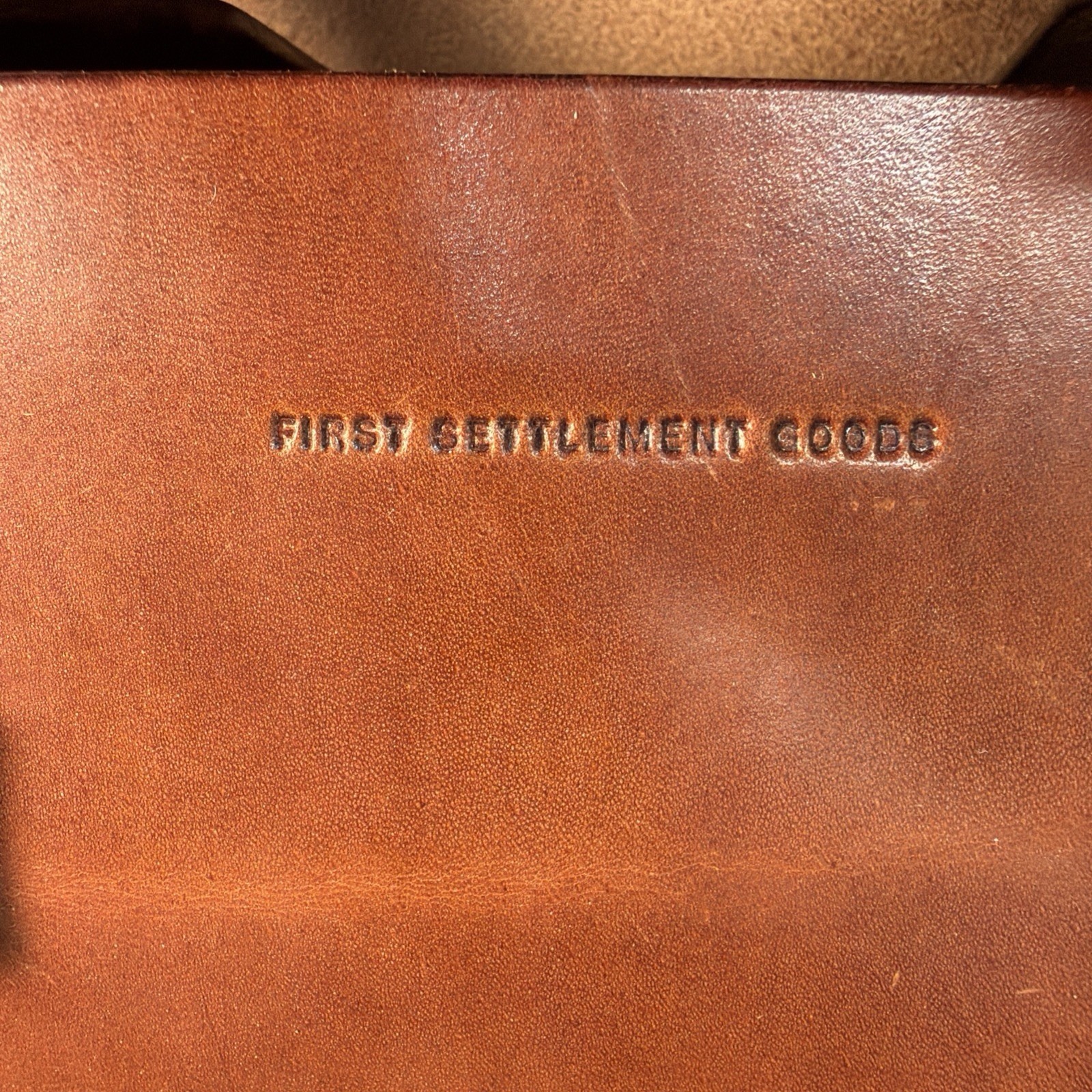 First Settlement Goods Leather Compact Toolbox Handmade Distressed 10x4x5″