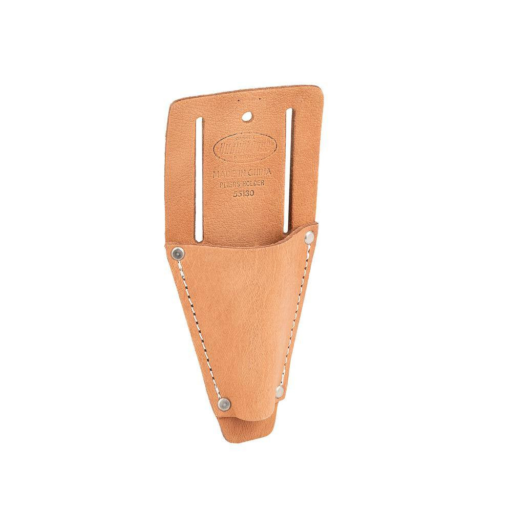 Classic Series Saddle Leather Open End Pliers and Tool Holder for Work Tool Belt