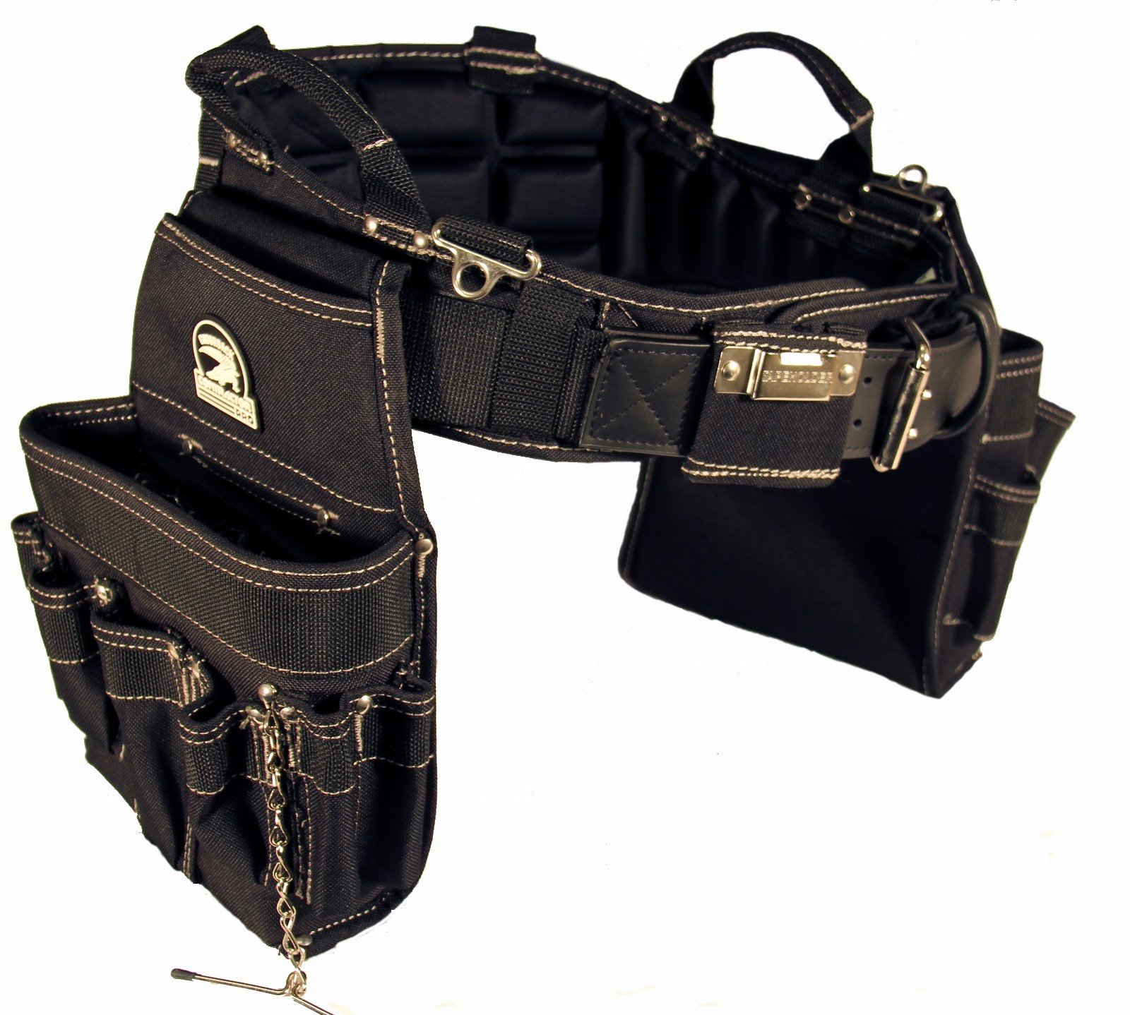 Gatorback Deluxe Electricians Package. Tool Belt+Suspenders+Gloves+Magnetic Clip