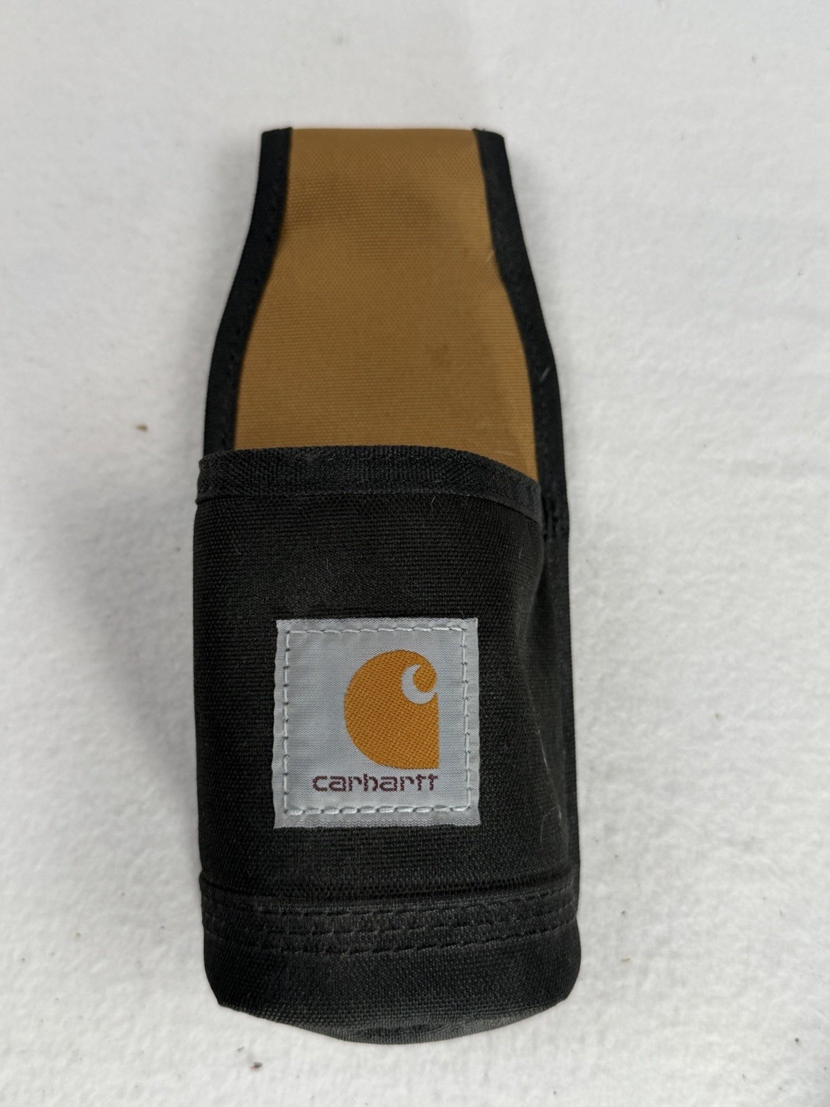Carhartt Beverage holster belt clip snap cup holder black & tan