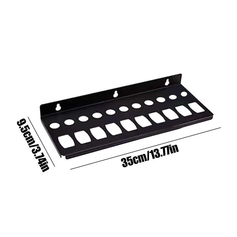 Wall Mount Tool Organizer Rack for Screwdrivers Wrench Garage Storage.