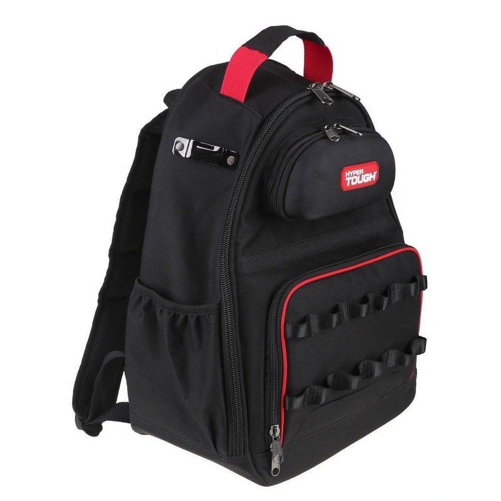 Portable Tool Backpack with Multiple Pockets and Loops Durable Base Support