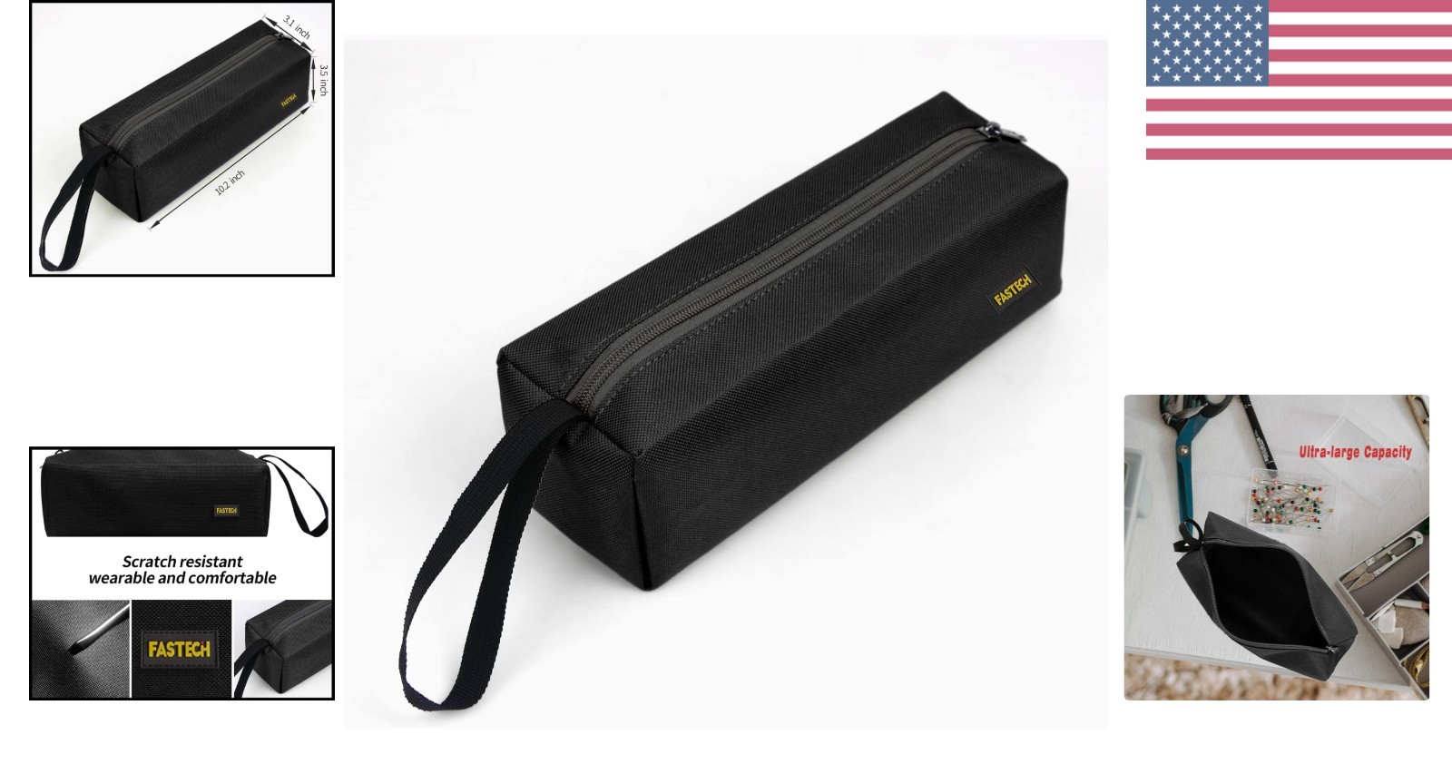 1-Pack Zipper Utility Tool Bag, Small Zipper Bags/Multi-Purpose Tool Pouch To…