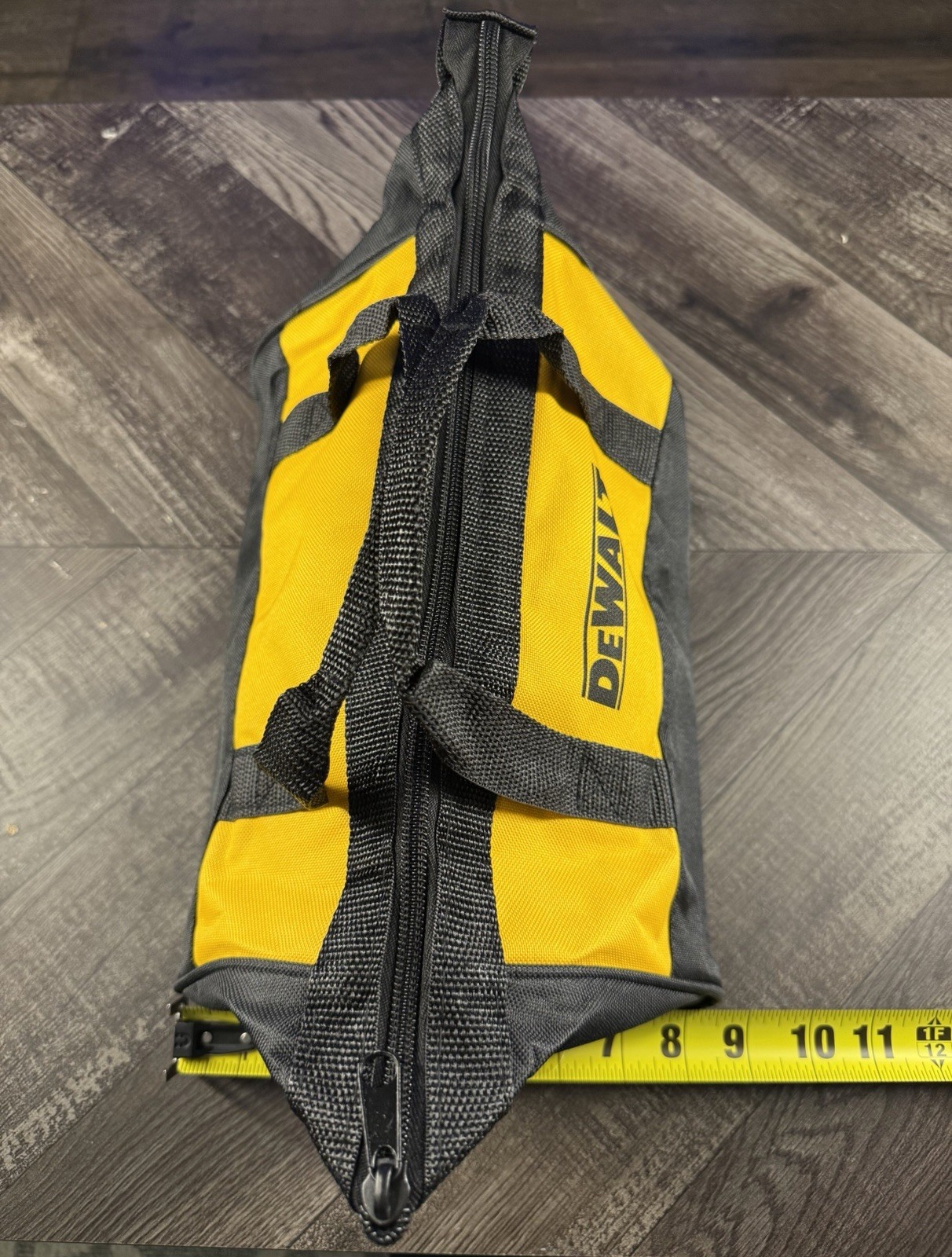 DEWALT Tool Bag 11.5×8.5 Small Contractor Zipper Pouch Heavy Duty NEW