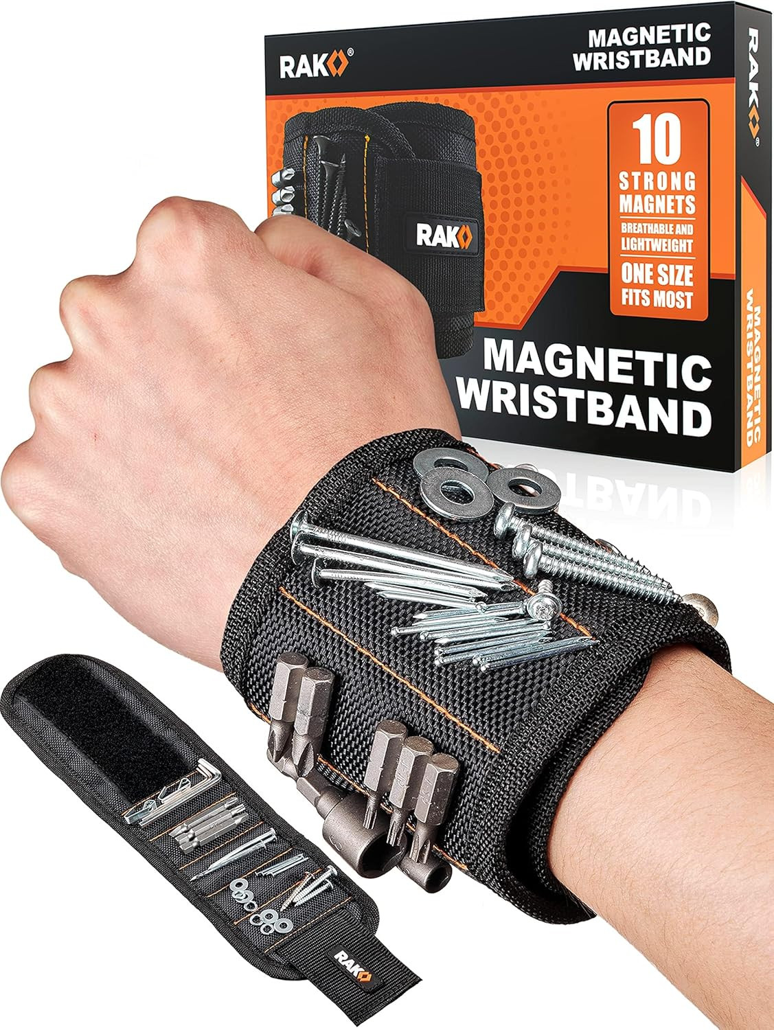 Magnetic Wristband Gifts for Men – Premium Tool Belt for Holding Screws Nails wi