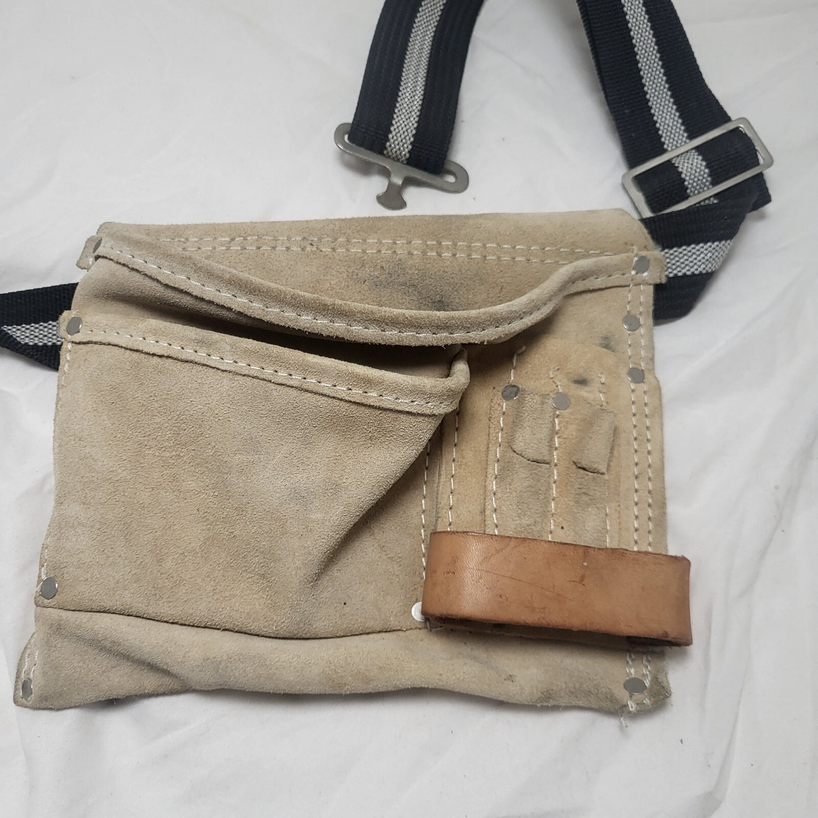American Work Products Leather Nail Bag Tool Pouch