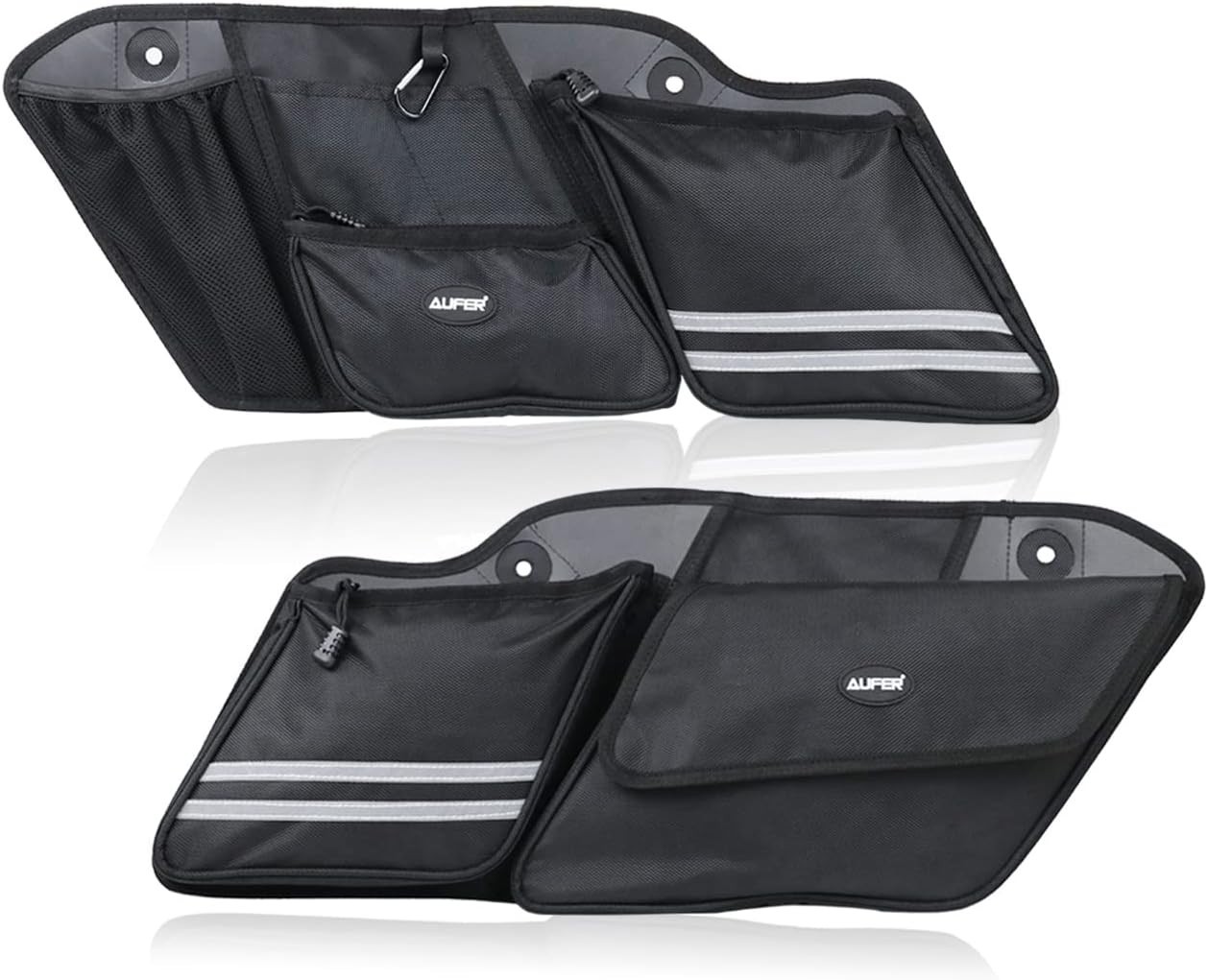 2PCS Hard Saddlebag Organizers Saddle Bag Side Storage bag Liners | Compatibl…