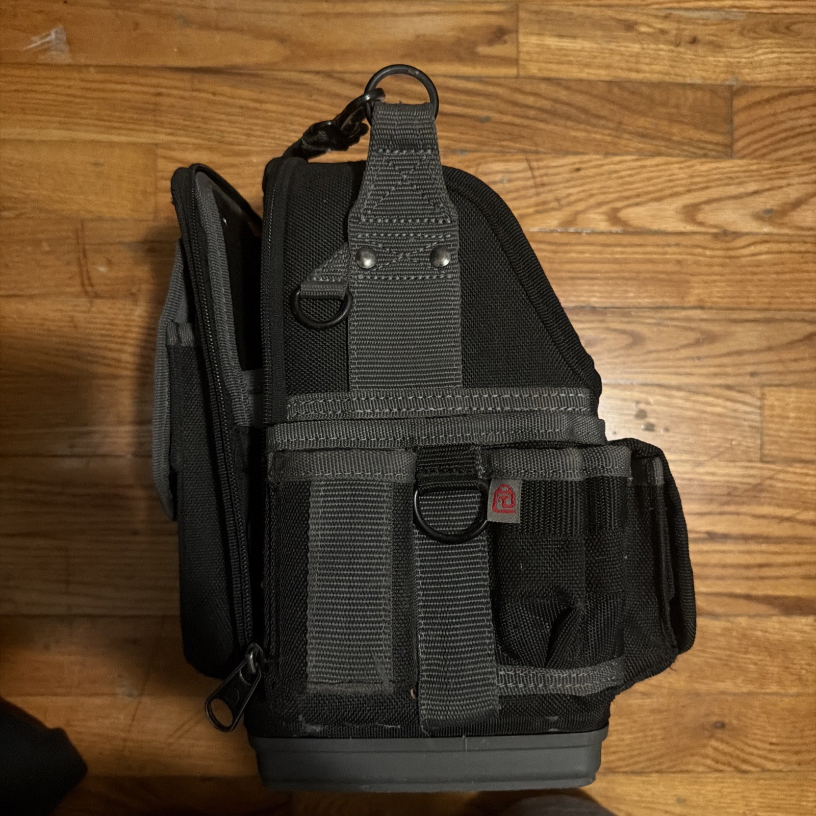 VETO PRO PAC TECH Tool Bag, Black/Gray Fabric Organizer Pouch with Handle