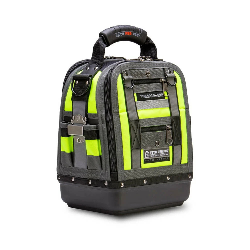 Veto Pro Pac TECH MCT HI-VIZ YELL Tool Bag, VPP10243 AUTHORIZED VETO DEALER