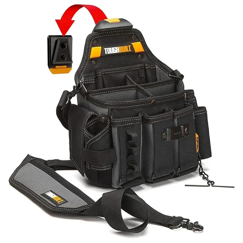 TOUGHBUILT TB-CT-104 XL Master Electrician’s Pouch Tool Belt Utility Waist Bag