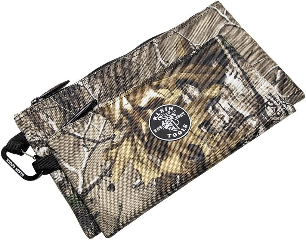55560 Zipper Bags, Camo Bags Are 12.5 and 10-Inch, 1680D Ballistic Weave Camoufl