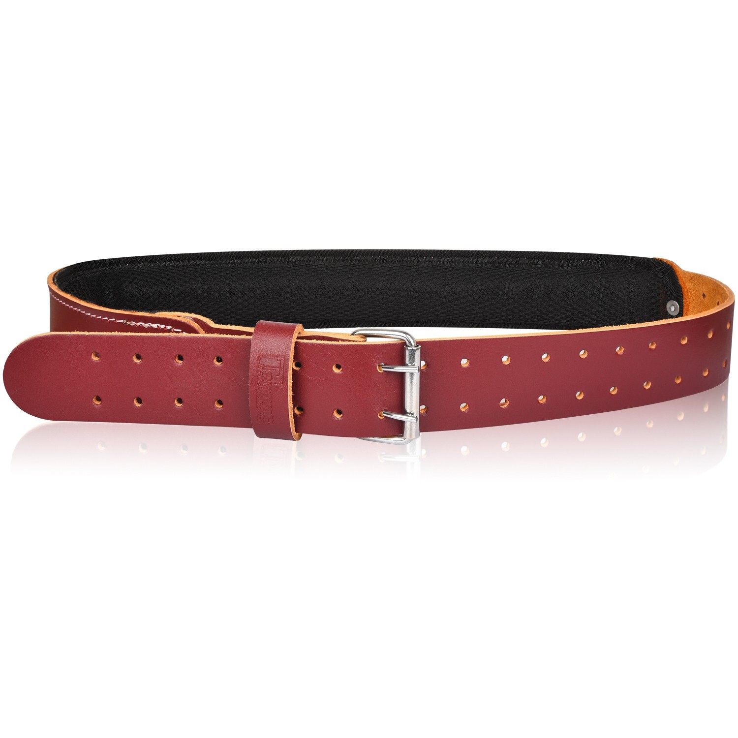 Trutuch Brown Leather Foam Padded Work Belt 2.5″ | Work Tool Belt