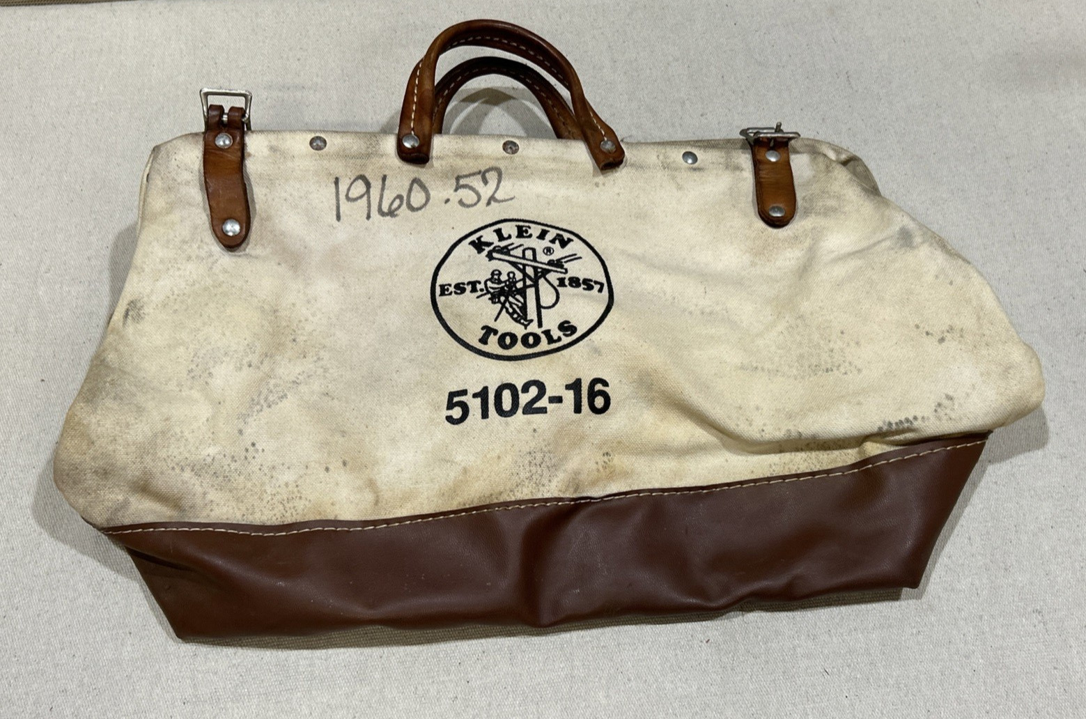 Klein Tools 5102-16 Canvas And Leather Tool Bag