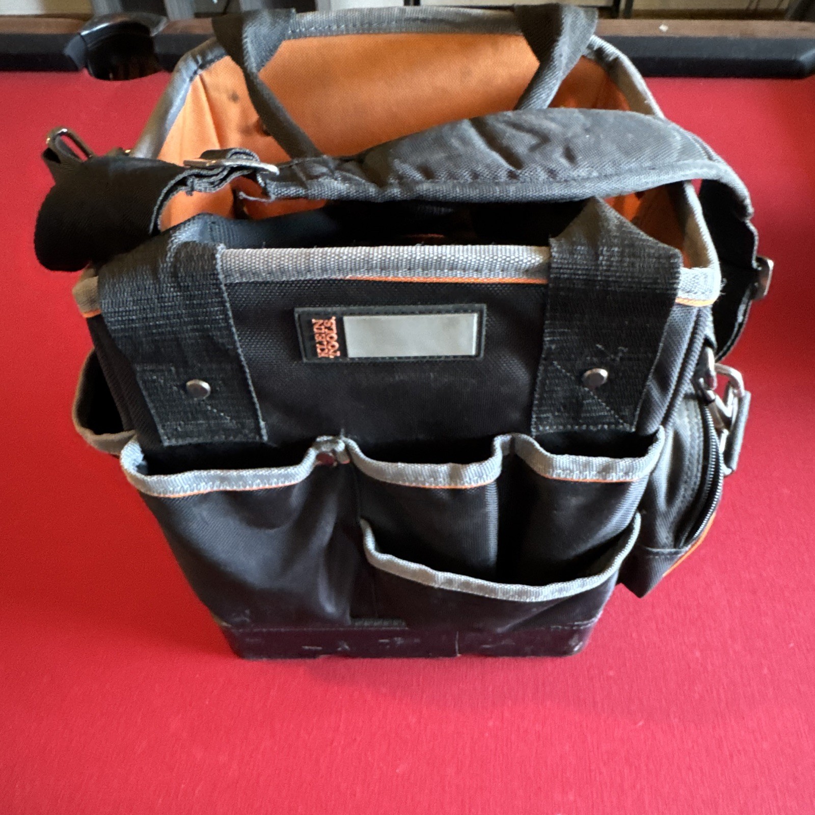 Klein Tool Bag, Tradesman Pro Tool Tote, 40 Pockets, 10-Inch