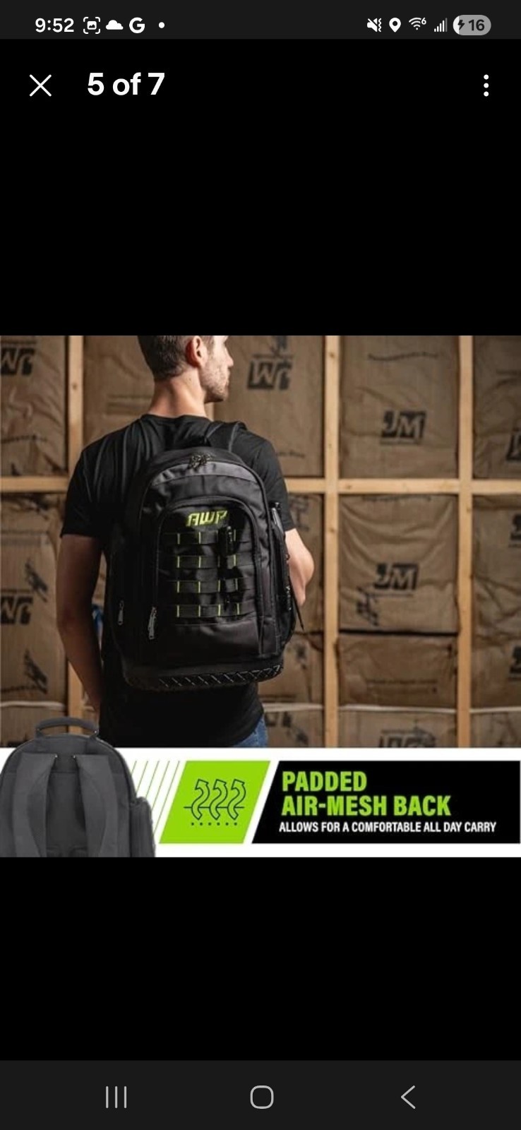 Heavy-Duty Tool Backpack: Organizing 23 Tools with Ease – Waterproof & Durable