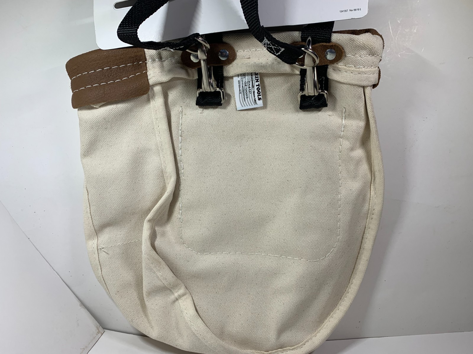 KLEIN TOOLS 5141P Tan Tool Pouch Canvas 2DGU1