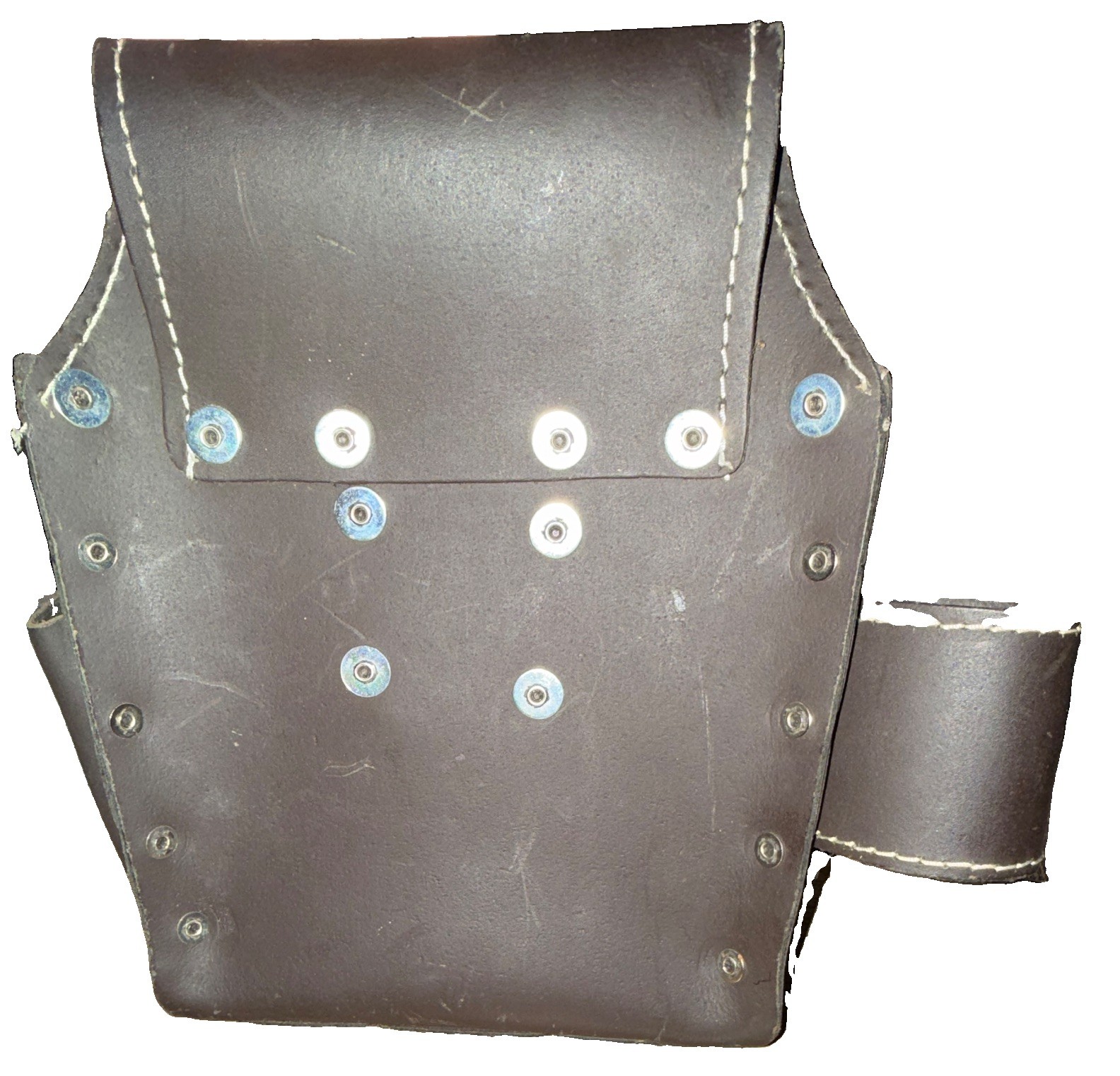 AWP HP – Leather Tool Pouch with Belt Clip, Tape Holder & Chain T-Bar – unused