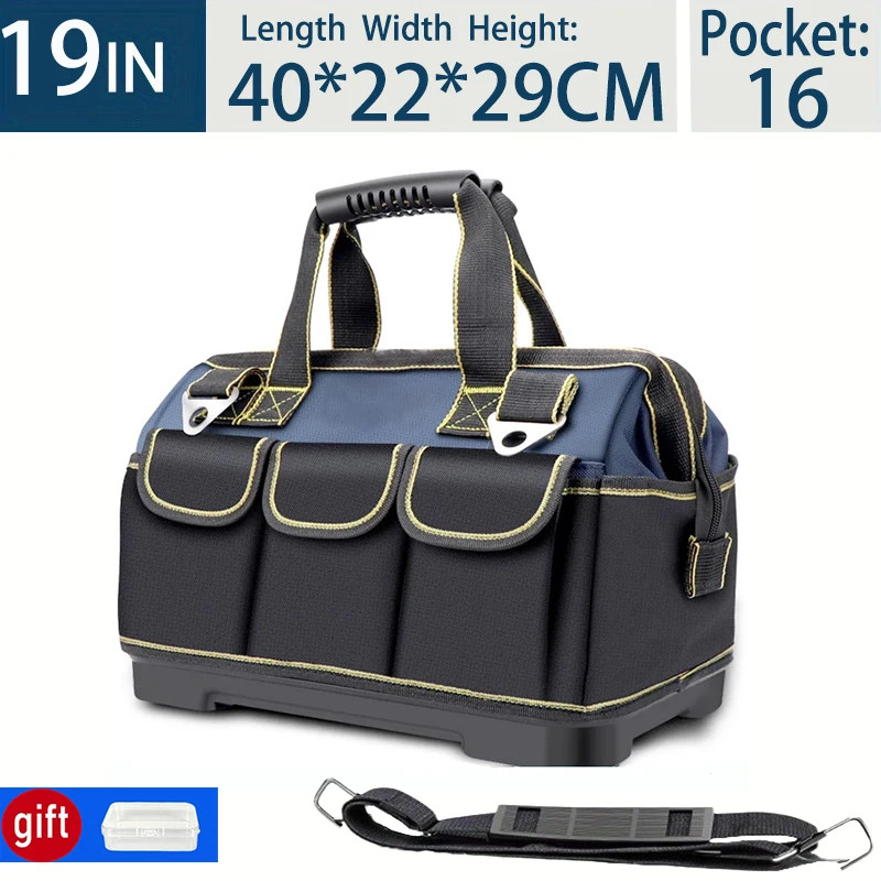 Multifunctional 13in-23inch Tool Bag Thicken big Capacity Waterproof Wear-Resist