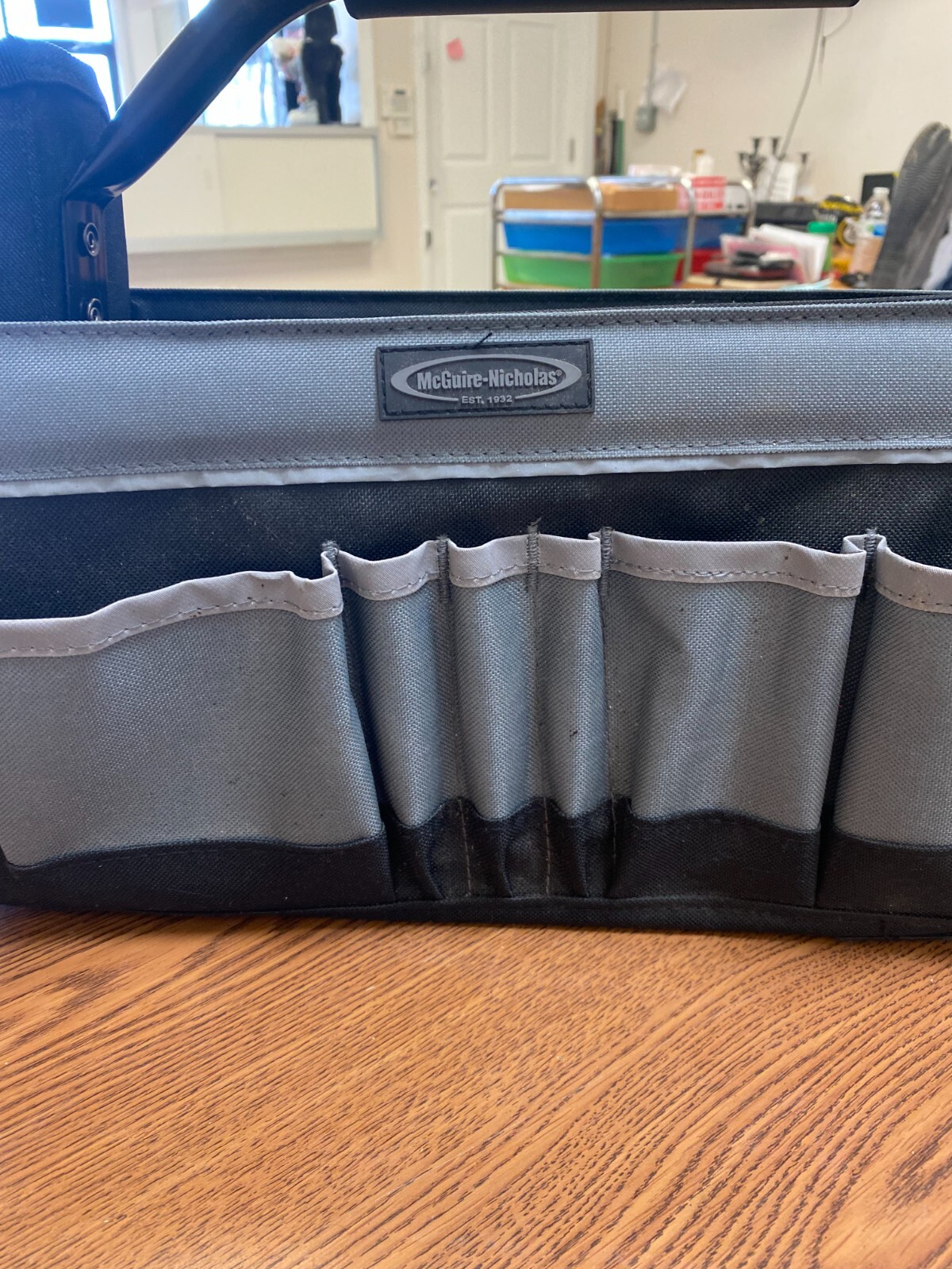 McGuire Nicholas Polyester Tool Pouch Black/Grey NEVER USED!