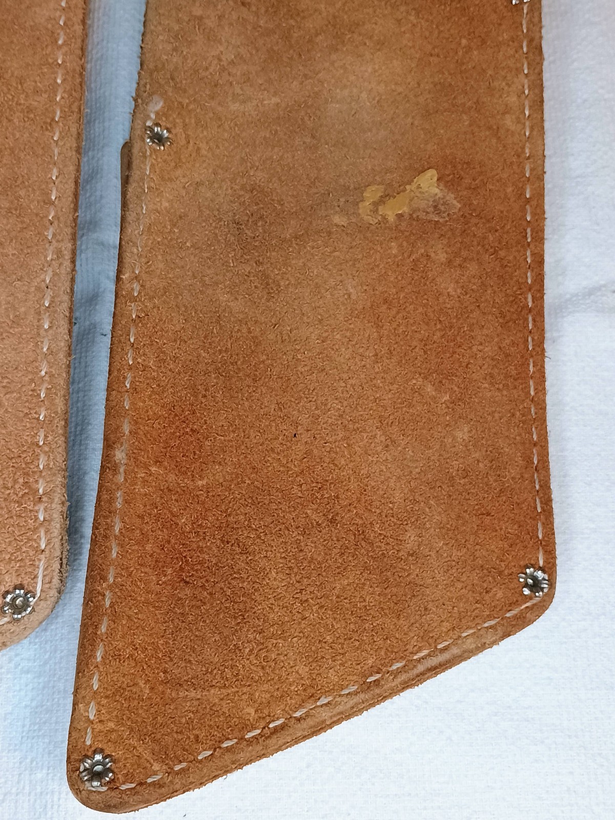 2 – NICHOLAS TOOL HOLDER MODEL No. 58 top grain cowhide Made In USA