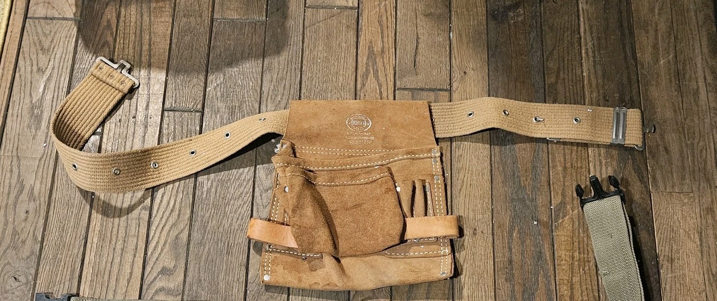 Nicholas Work Gear Heavy Split Cowhide Tool Belt USA #82733P