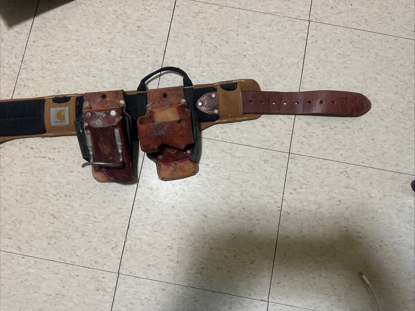 Occidental Leather Padded Toolbelt With Hammer Holder & Tape Holder