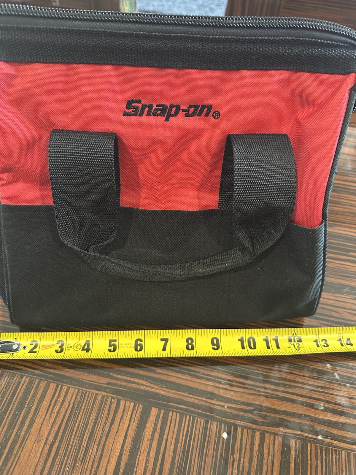 Snap On Tools Canvas Bag Drill Storage EUC
