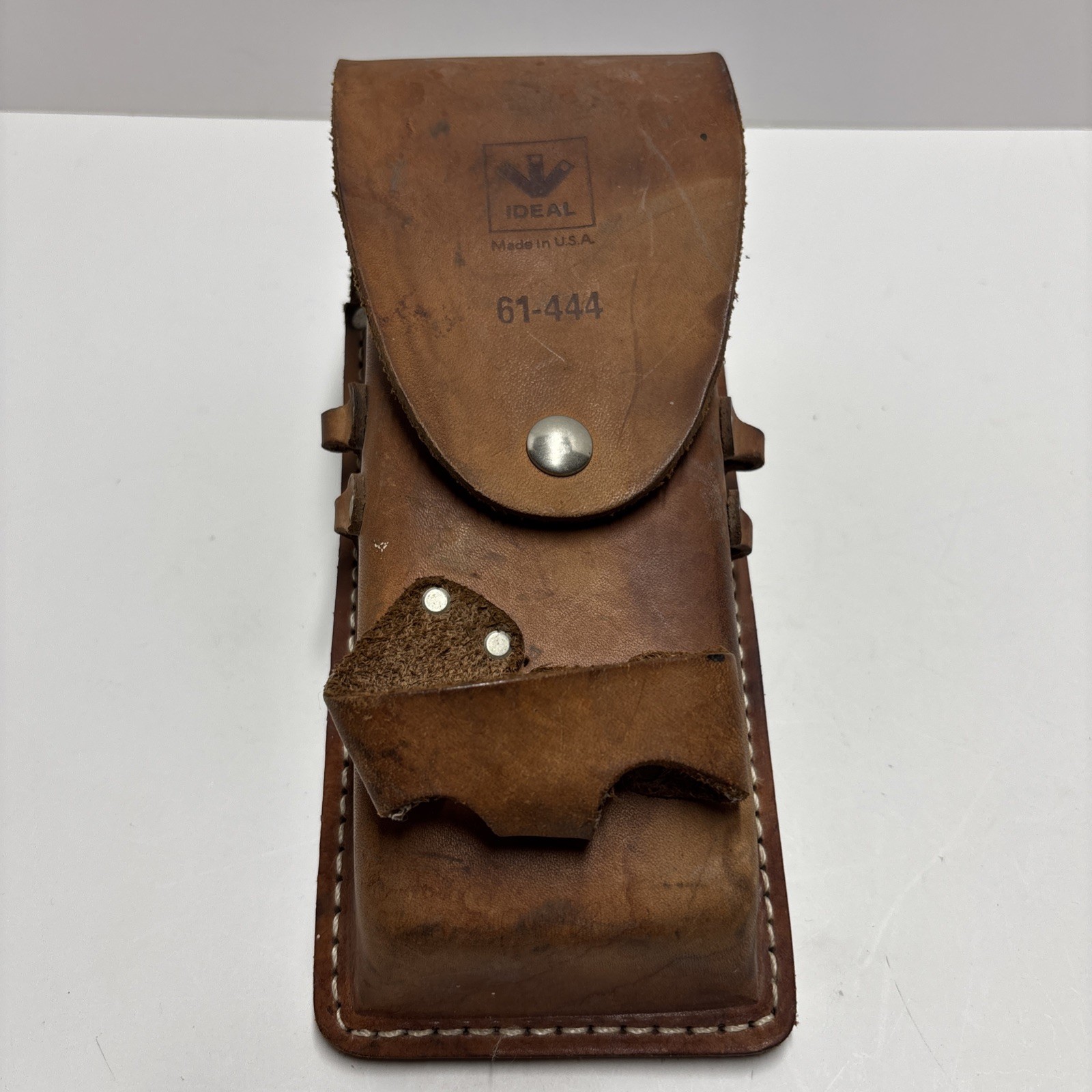 Ideal Leather Tool Pouch Vintage 61-444 Very Good Condition MADE IN THE USA!