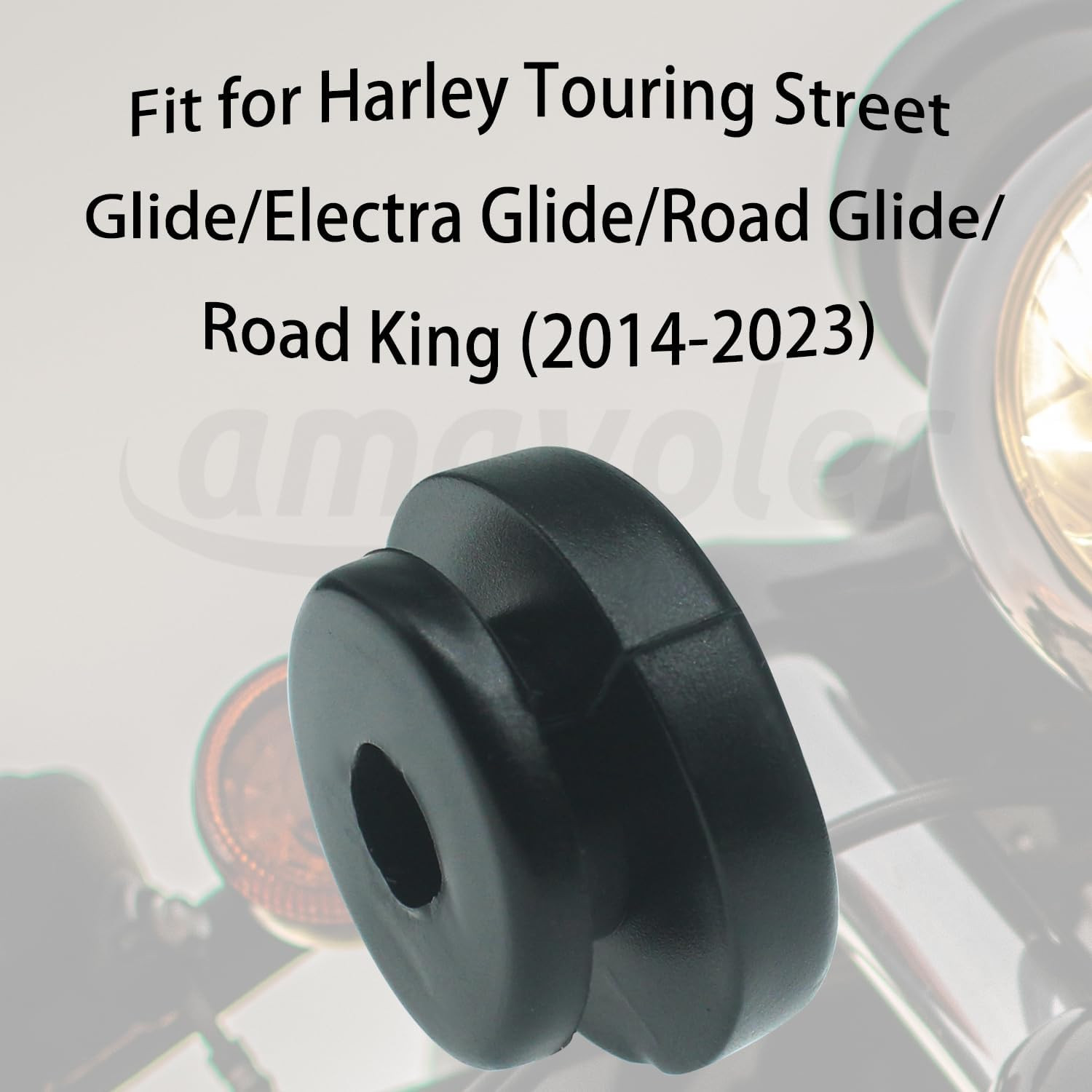 Rubber Mounts Support Cushion Hard Saddle Bags Saddlebag Compatible for Harley