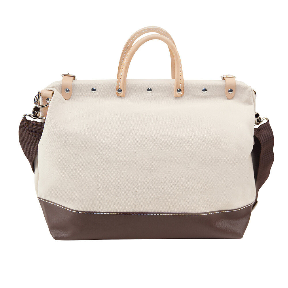 Klein Tools 5102-16SP Canvas Tool Bag, Deluxe, 16x6x14 In, 13 Pkt