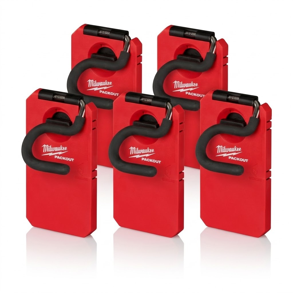 5 Pack Milwaukee 48-22-8333 Packout Large S Hook’s