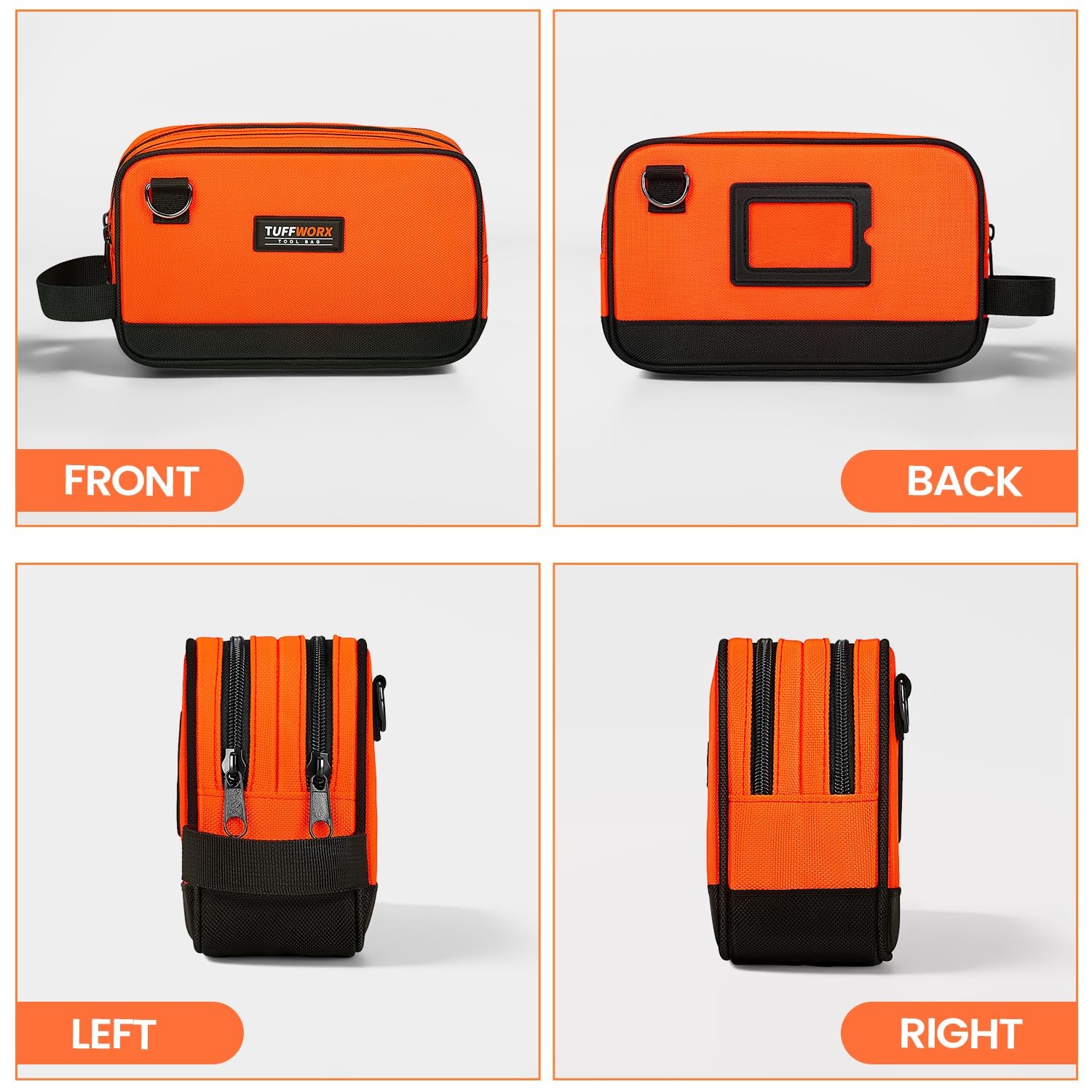 10 Inch Waterproof 600D Small Tool Bag