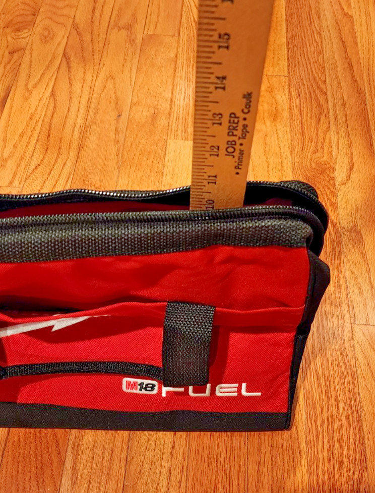 Milwaukee M18 FUEL 16″ Heavy Duty Canvas Tool Bag (16 x 9 x 10) w/ 6 Pockets