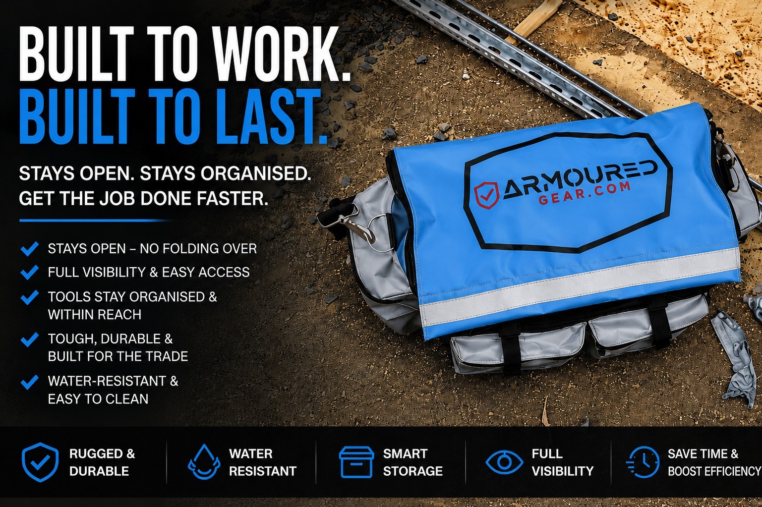 Armoured Gear Heavy Duty Vinyl Tool Bag