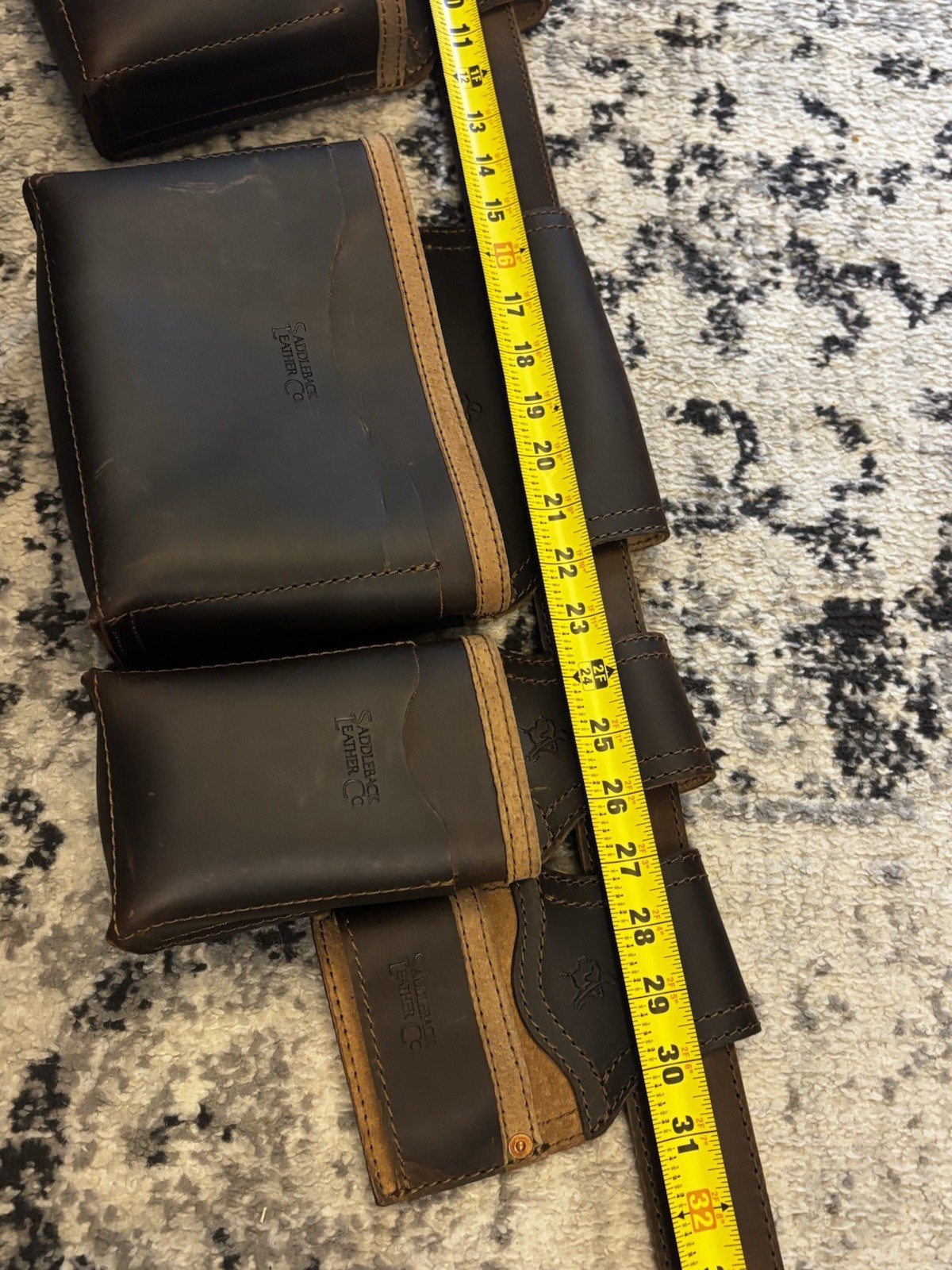 Saddleback Leather Tool Belt Set Brown